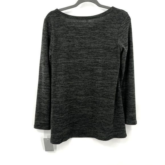 Forgotten Grace Gray Space‎ Dye Long Sleeve Lightweight Sweatshirt Size XS - Picture 8 of 8